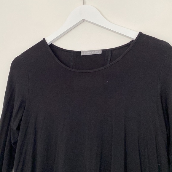 LOVEAPPELLA Leander Cutout Back Swing Knit Top, Small - Picture 5 of 8